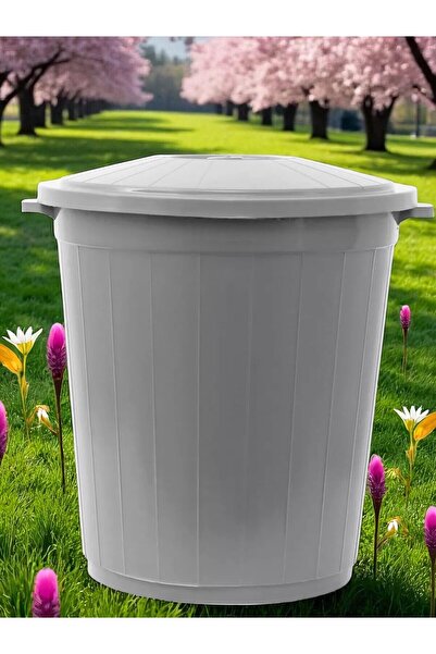 OLİWA DECOR Dev Çöp Kovası 90 LİTRE, ''Az Dök Çok Yaşa'' Çöp Kutusu