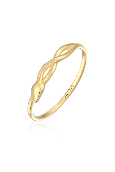 ELLI Ring Damen Wickelblatt Ornament in 925 Sterling Silber