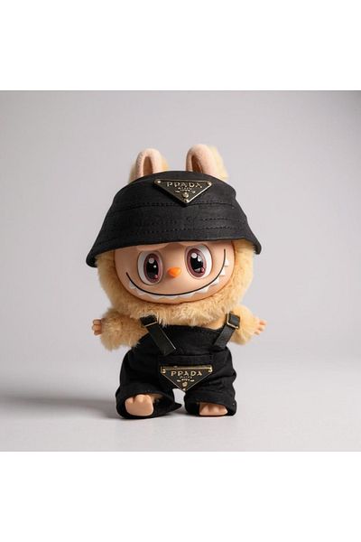 LABUBU Clothes Dress Black Ppada (Doll Not Included.)
