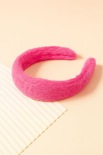 PREGIO Women's 3 cm Plush Soft Fabric Crown
