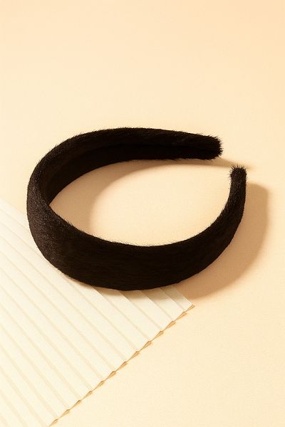 PREGIO Women's 3 cm Plush Soft Fabric Crown