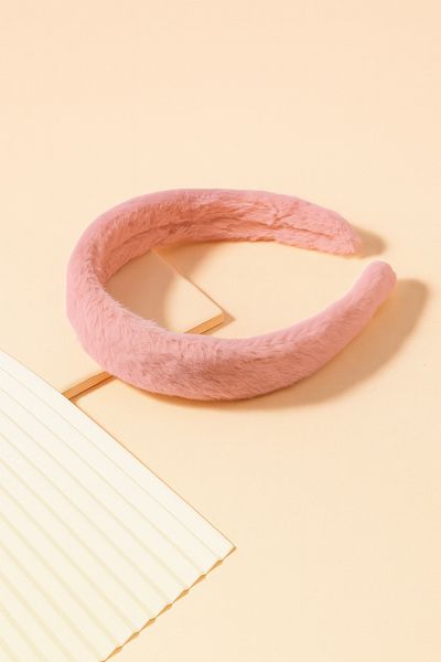 PREGIO Women's 3 cm Plush Soft Fabric Crown