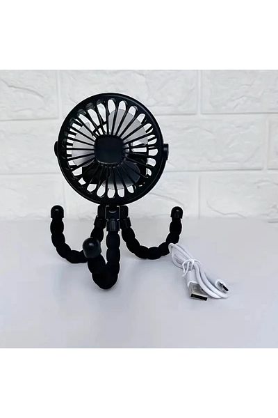 Choice C133-black Usb Handheld Folding Fan,outdoor Baby Stroller Handheld Fan, Summer Mute Small Multifunc