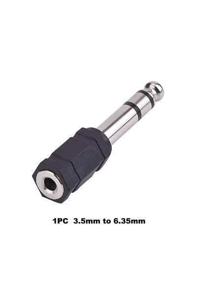 Choice 3.5mm To 6.35mm Miwayer 3.5mm Female To 6.35mm(1/4 INCH) Male Stereo Headphone Audio Adaptor/microph