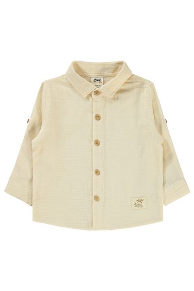 Civil Baby 6-18 Months Baby Boy Beige Shirt