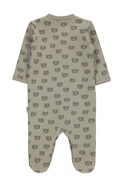 Civil Baby 1-6 Months Baby Boy Mink Jumpsuit - with Booties