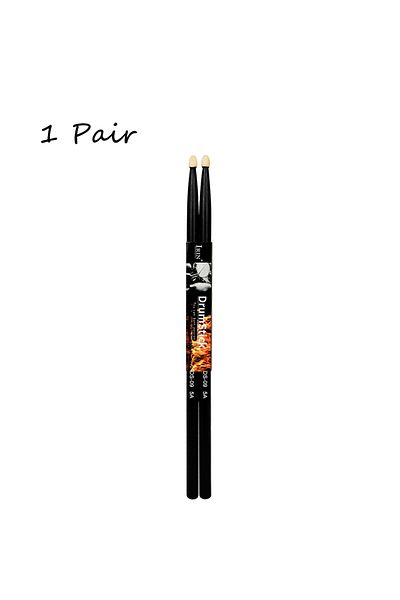 Choice 1 Pair Irin Drumstick Jazz Drum 5a Solid Wood Pair Drum Sticks Percussion Music Instrument Sturdy Ma