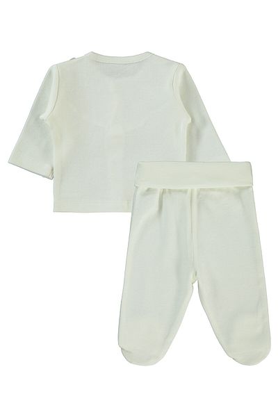 Pierre Cardin Baby Girl Pajama Set Ecru