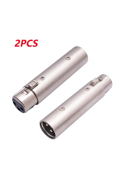 Choice 2pcs 2pcs/4pcs Xlr Adapter Xlr Male To Female Adapter Xlr Female To Male Microphone Audio Converter