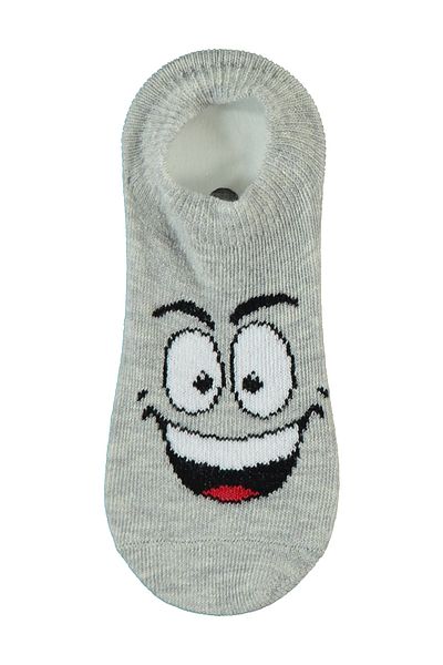 Civil Boys Boy's 3-Piece Ballerina Socks, Gray Tone, Age Range 2-12
