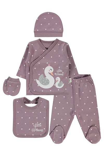 Civil Baby Lilac Lilac Baby Girl Bodysuit Set