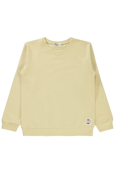 Civil Girls Girl's Sweatshirt 6-9 Years, Blonde Tree Motif