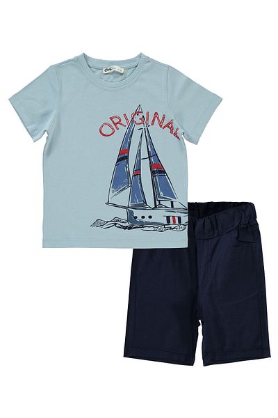 Civil Boys Boy's Capri Suit 2-5 Years Ice Blue