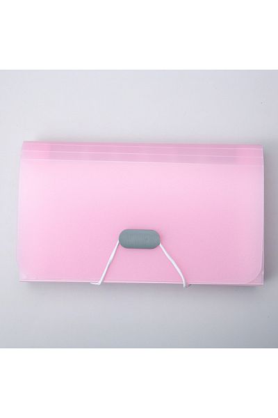 Choice A6pink A6 Expanding File Folder Buckle Wallet Organ Bag Documents Folders Organizer File Pouch Bill