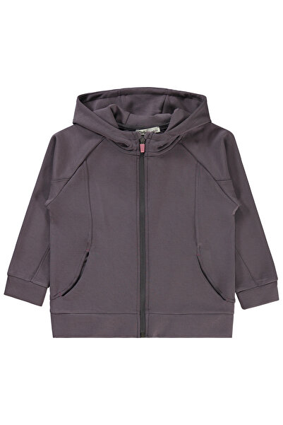 Civil Girls 6-9 Years Girl's Cardigan - Light Smoked