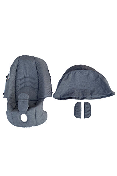 Choice1 ملحقات عربة الأطفال الرمادية، وسادة مقعد مظلة، أطقم تغيير الملابس، مظ...