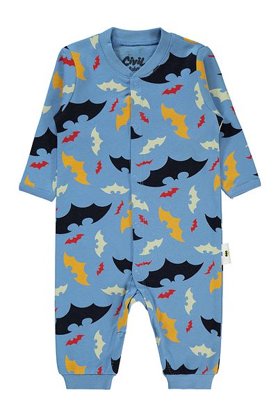 Batman Baby Boy Jumpsuit Without Booties 6-18 Months Light Indigo