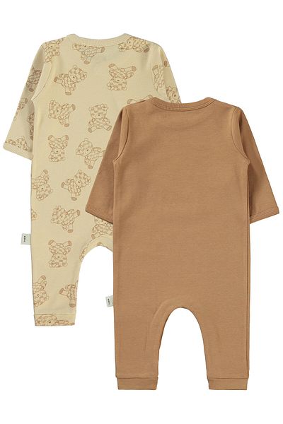 Civil Baby Baby Girl 2-Piece Jumpsuit Without Booties 3-9 Months Coffee