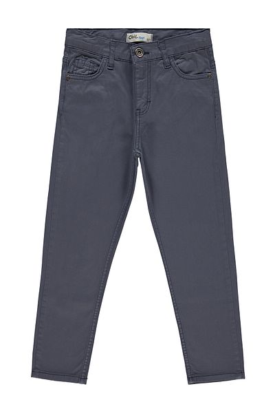 Civil Boys Boys' Trousers 6-9 Years Soft Navy Blue