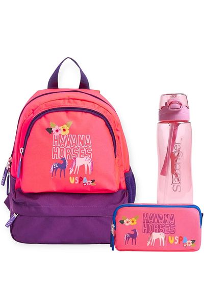 U.S. Polo Assn. Base. Polo Assn. Backpack , U.S. Polo Assn. Pen Bag - Water Bottle & Flask Gift