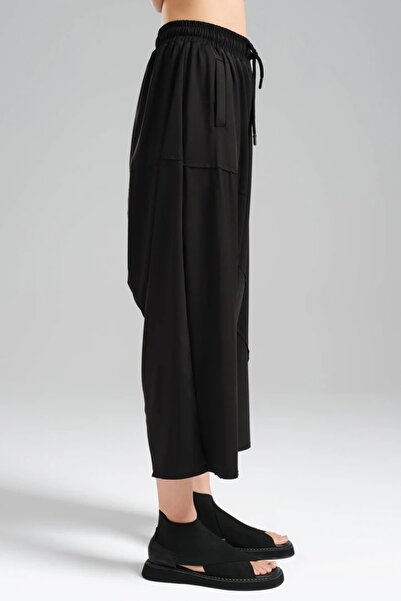 tw3 Women's Elastic Waist Knitted Fabric Design Shalwar