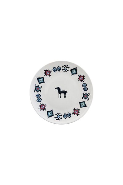 PORSER Porcelain Hitit Cake Plate Set 21cm 6 Pieces Tvl6Pstprs1234