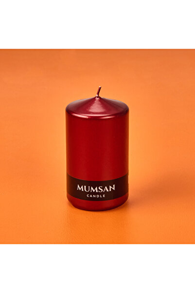 Genel Markalar Baton Mum - Metalik Bordo - 10x6 cm