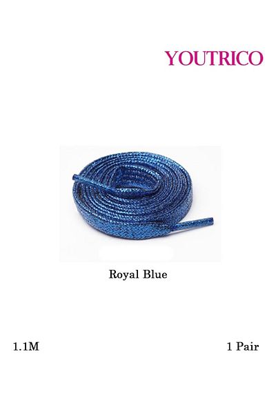 Youtrico Pearlescent Flat Polyester Shoelaces - Single Pair (1.1m)
