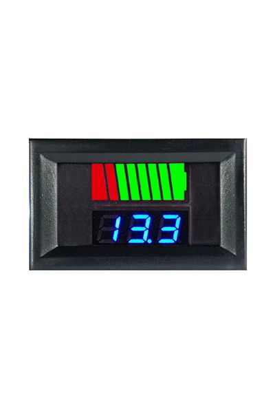Choice Blue 12-60v 12v 24v 36v 48v 60v Car Battery Charge Level Indicator Lithium Battery Capacity Meter Te