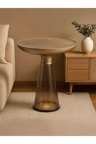 Siera Gold LED Dimmer Coffee Table Stand