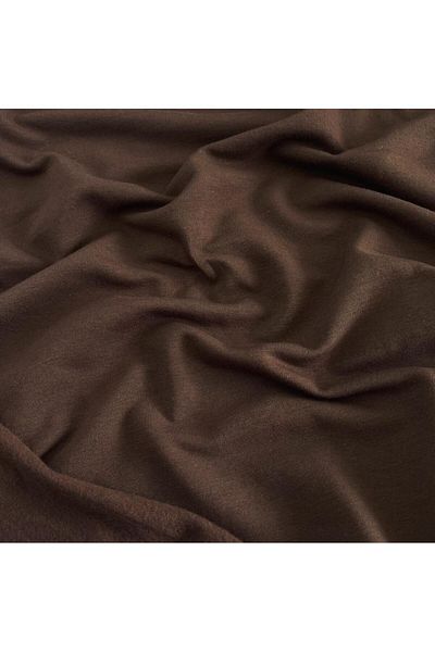 Kaf Kumaş Combed Cotton Raised Two Yarn Fabric |   Brown