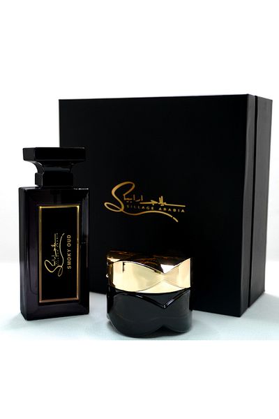 sillage arabia Smoky Oud Perfume + Luxury Incense Box