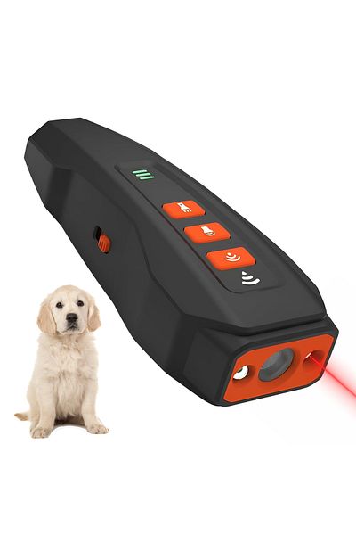 OEM Dispozitiv Antilatrat Cu Ultrasunete, Mod Antrenament Lanterna Lumina Flash, Negru