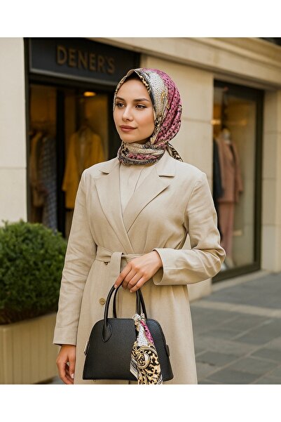 VİZYON %100 İpek Tivil Eşarp