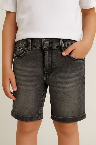 Gold Class Kidswear Boy's Denim Shorts - Double Pocket and Zipper