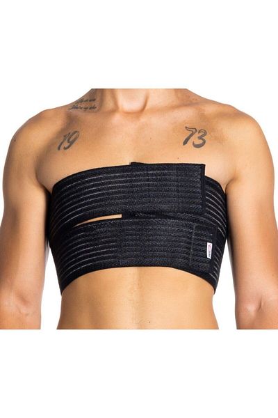 LİPOTEKS 16 cm Wide 2 Banded Gynecomastia Corset