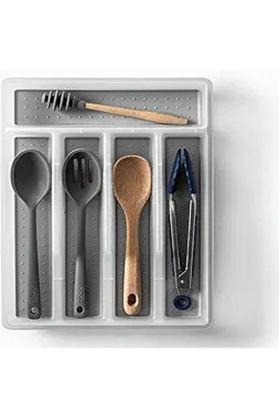 Chefline Nylon Utensils with Tray, 4 pcs Resistant Kitchen Tool Set with Organizer (Model 204293)