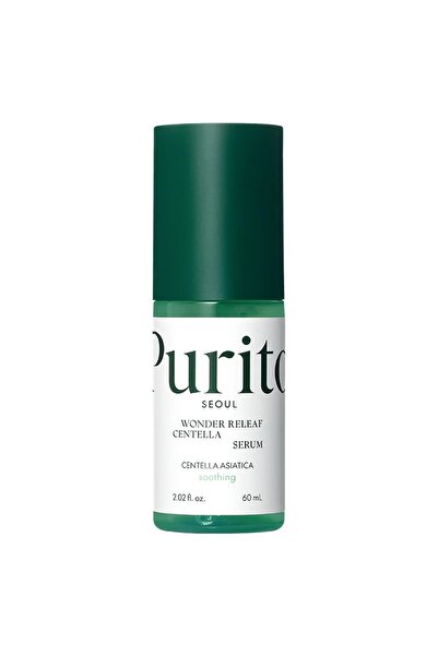 Purito Wonder Releaf Centella Serum 60ml - Kızarıklık Giderici, Bariyer Güçlendirici Nemlendirici Serum