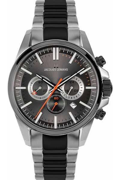 Jacques Lemans Mens Watch 1-2119e, Quartz, 44mm, 10atm