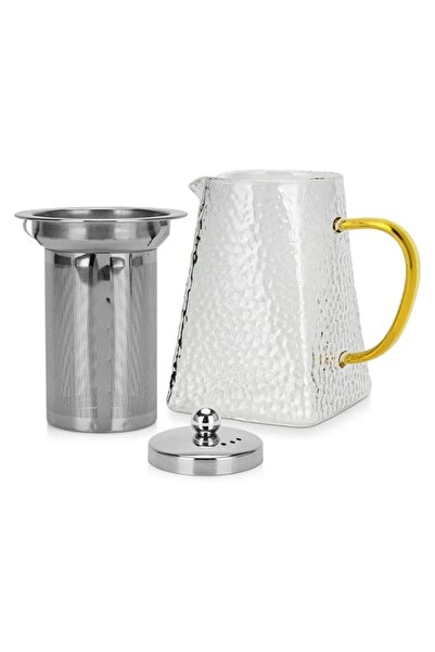 Quasar & Co. Set of 2 Quasar & Co.® teapots, for tea/coffee with infuser, 2x750 ml, borosilicate glass/stainless steel