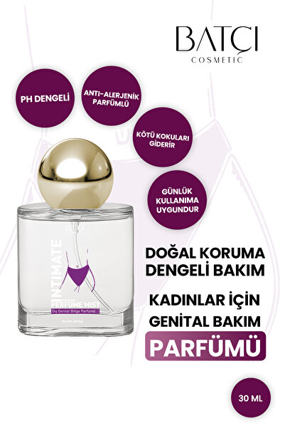 Batçı Kadın Dış Vajina Intim Genital Parfüm 30 ml