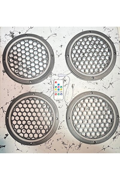 LED LEVEL Ledli 20cm Piksel Midrange Hoparlör Kapağı 358 Adet Animasyonlu Kum...