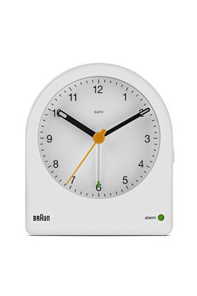 Braun Bc22w Beyaz Klasik Analog Alarmlı Masa Saati