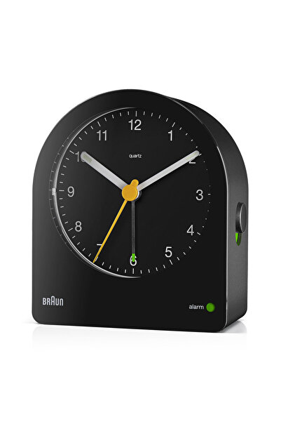 Braun Bc22b Siyah Klasik Analog Alarmlı Masa Saati