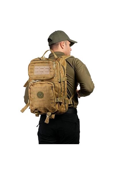 Wolftrap Tactical Laser Cut 45 Liter Desert Beige Backpack, Tactical Bag