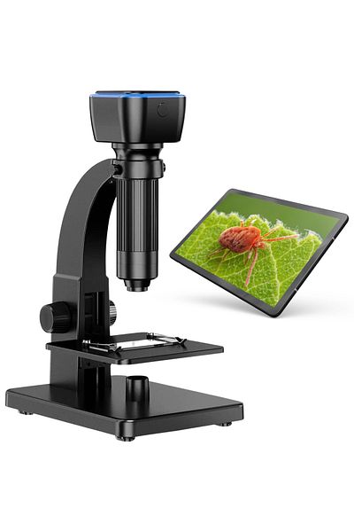 VENTLEX High Power Microscope 2000x, 5mpx Camera, Professional Lenses, Led Light, Wifi/usb Connection