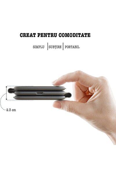 Quasar & Co. Magnetic wireless charger 3 in 1, universal, foldable, fast charging 15W, 25x7.5x0.75 cm, black