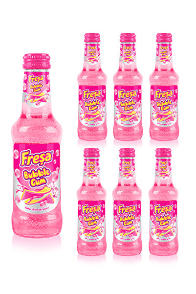 FREŞA Bubble Gum Sakız Aromalı Gazoz 200 ML x 6 Adet