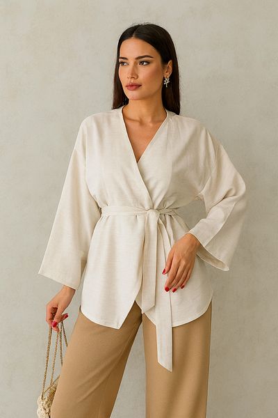 My Blog Buttoned Belted Kimono