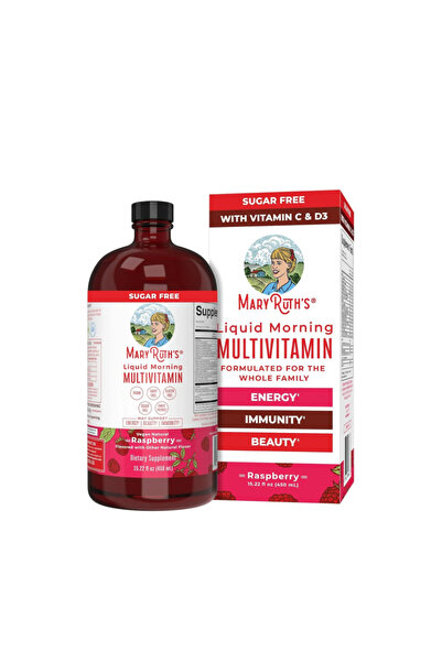 Maryruth's ماري روث، فيتامينات متعددة للنساء والرجال والأطفال، سائل صباحي، 450 مل